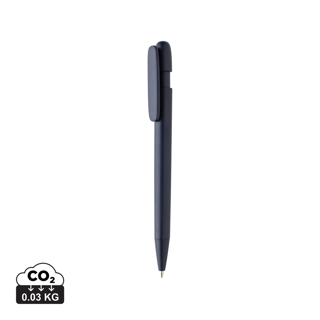 Stylo promotionnel couleur unie rABS Devin Bleu marine